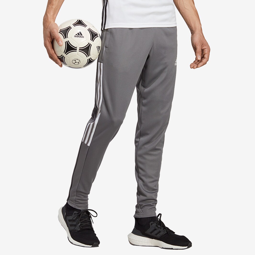 adidas Tiro 21 Tracksuit Bottoms - Grey/White - Mens Clothing |