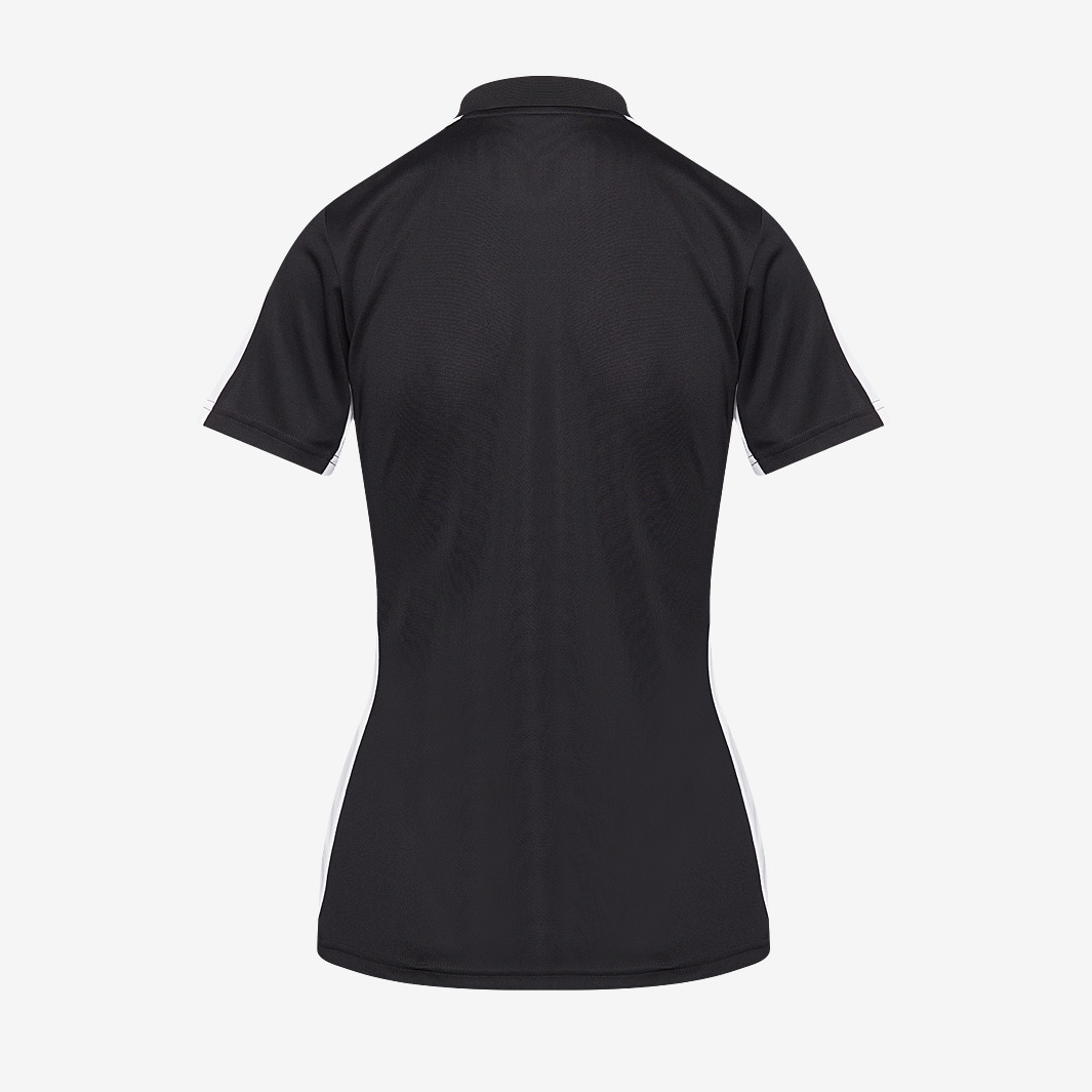 Nike DriFit Womens Academy 23 Polo Shirt Black/White/White Womens