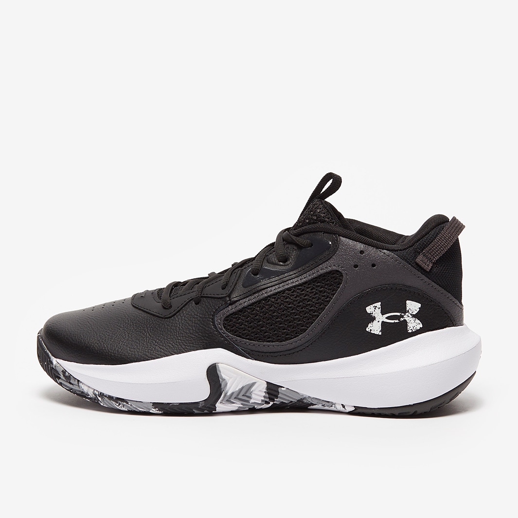 Under Armour Lockdown 6 - Black/White/White - Mens Shoes