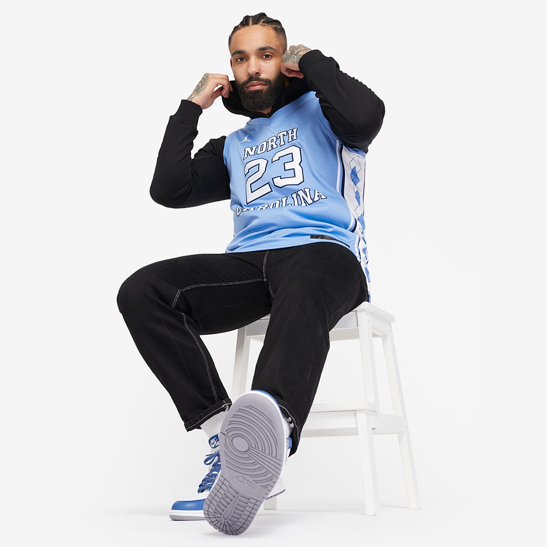 Nike Michael Jordan UNC College Limited Jersey Valor Blue Mens