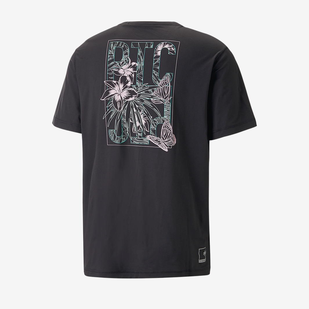 Puma x PTC Paradise Tee Puma Black Mens Clothing Pro Direct Golf