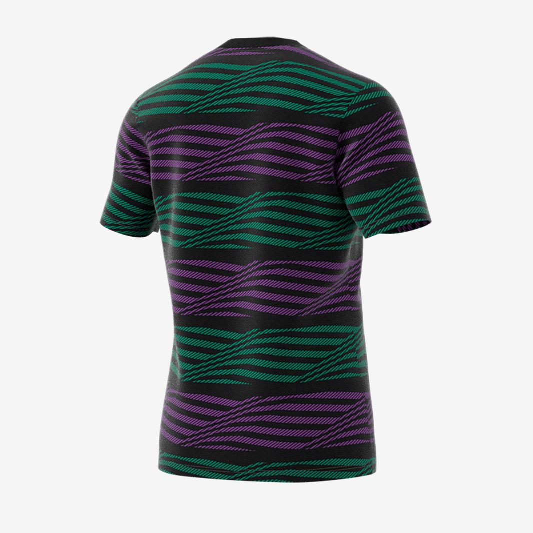 Nike Adults Portugal Pre Match T-Shirt - Black