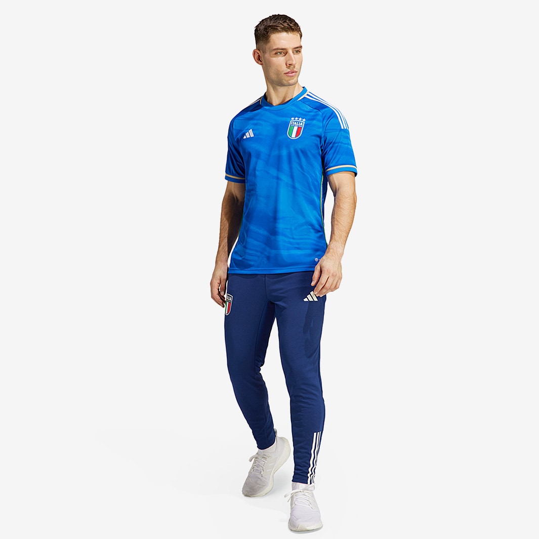 adidas Italy 2023 Home Long Sleeve Jersey - Blue, Men's Soccer