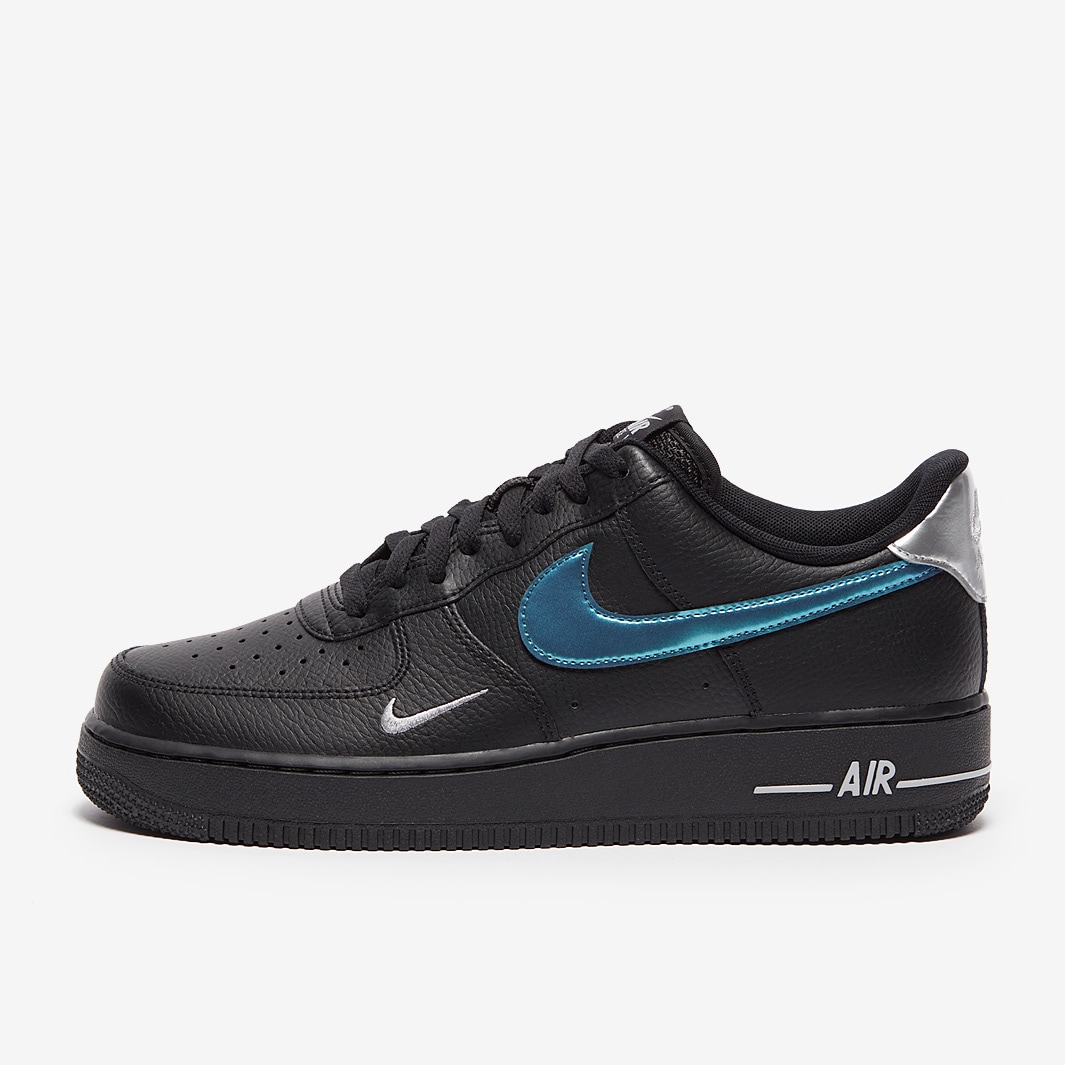 Nike air force negras y azules on sale