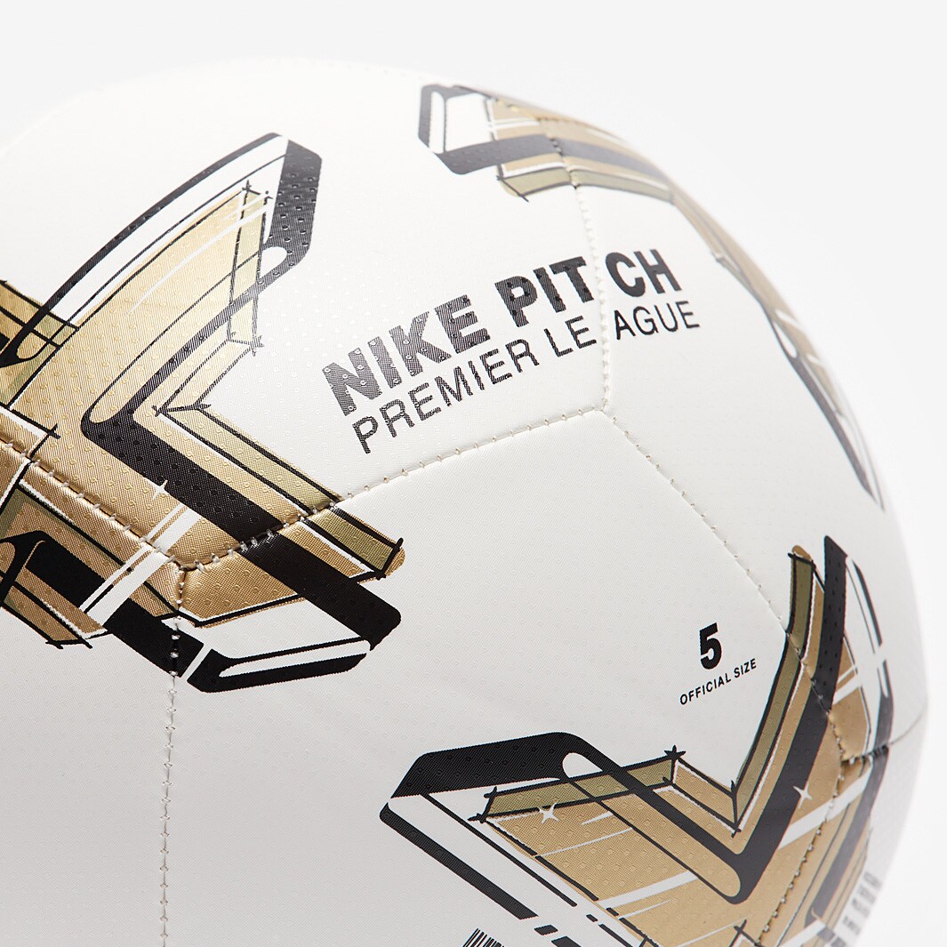 Nike Premier League Pitch Ball White Gold Black Footballs Pro