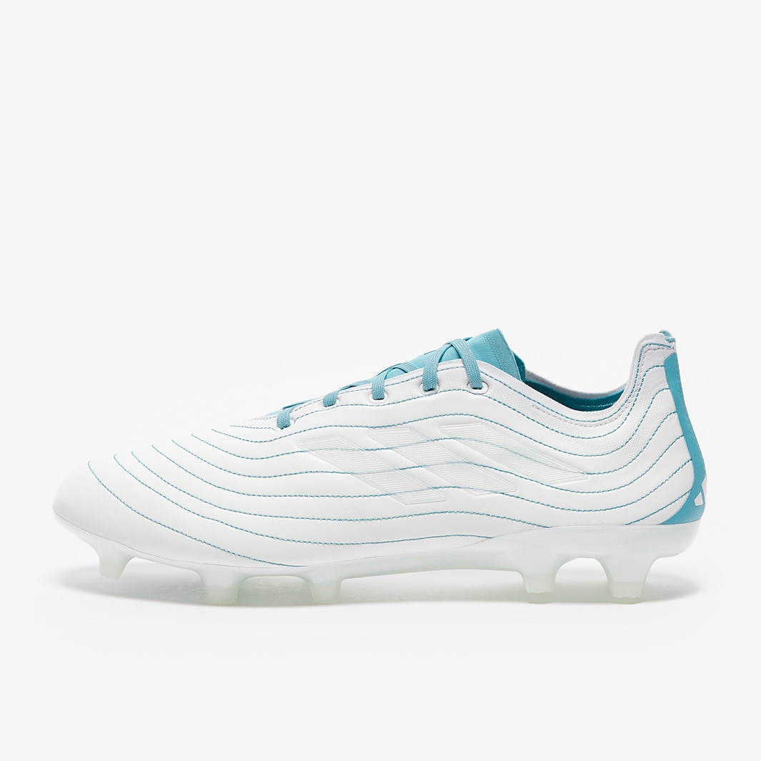 adidas Copa Pure.1 FG - White/GreyTwo/PrelovedBlue - Mens