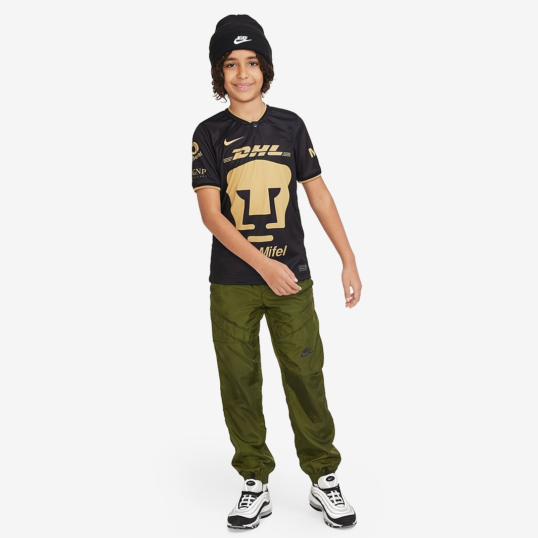 Nike Kids Pumas Dri-Fit Stadium SS Third Jersey - Black