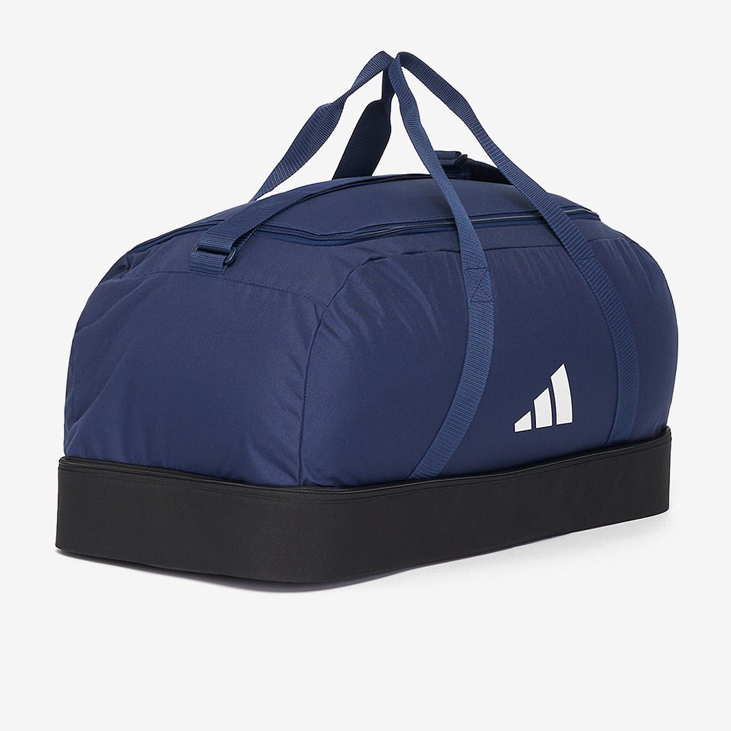 adidas 3 Stripe Tiro League Duffle Bag (BC) Large Team Navy Blue