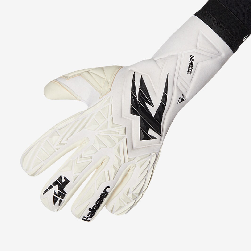 Kaliaaer Ultra Pro V1 White/Black Mens GK Gloves ProDirect Soccer