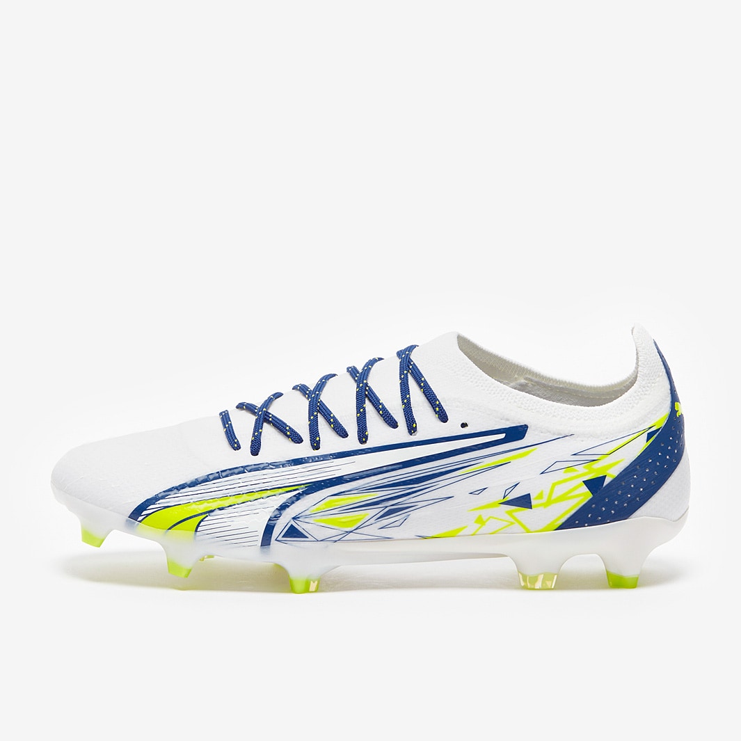 Puma Ultra Ultimate x Pulisic FG/AG - Puma White/Lime Smash