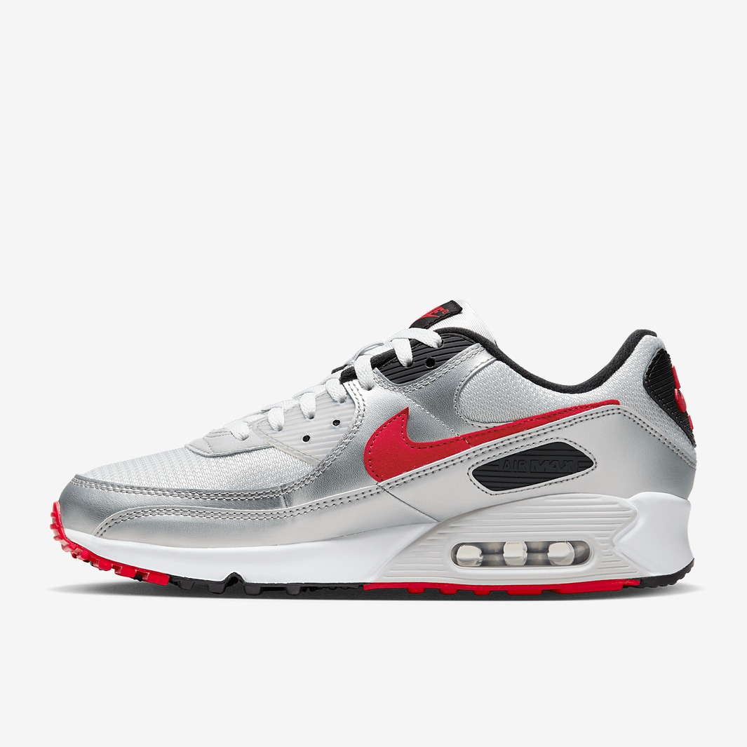 Nike Sportswear Air Max 90 - Photon Dust/University Red - Trainers ...