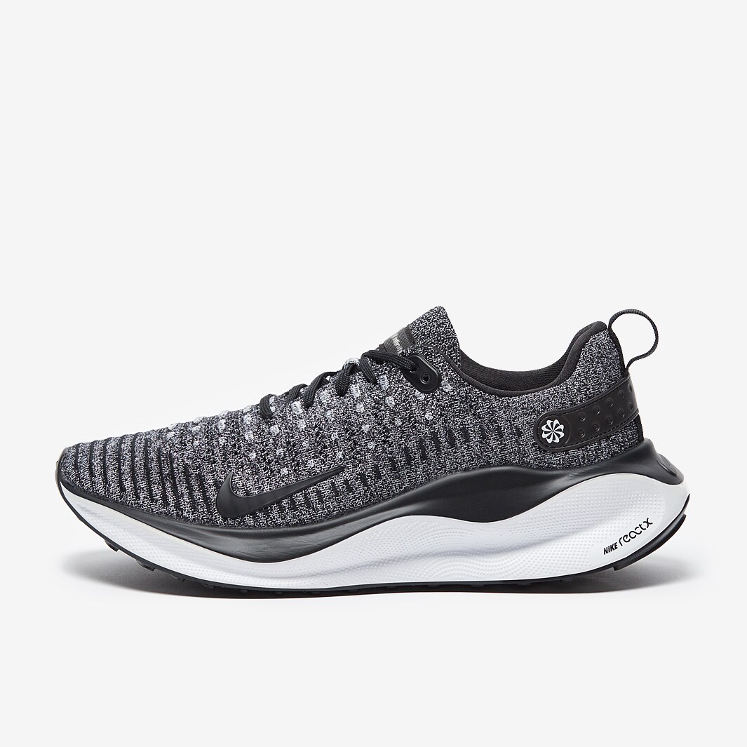 Nike ReactX Infinity Run Flyknit 4 - Black/Black-White - Mens Shoes ...