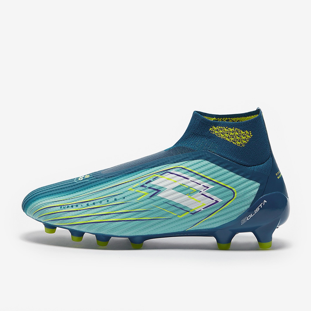Lotto Solista 100 VII Gravity FG Blue/White/Blue Mens Boots
