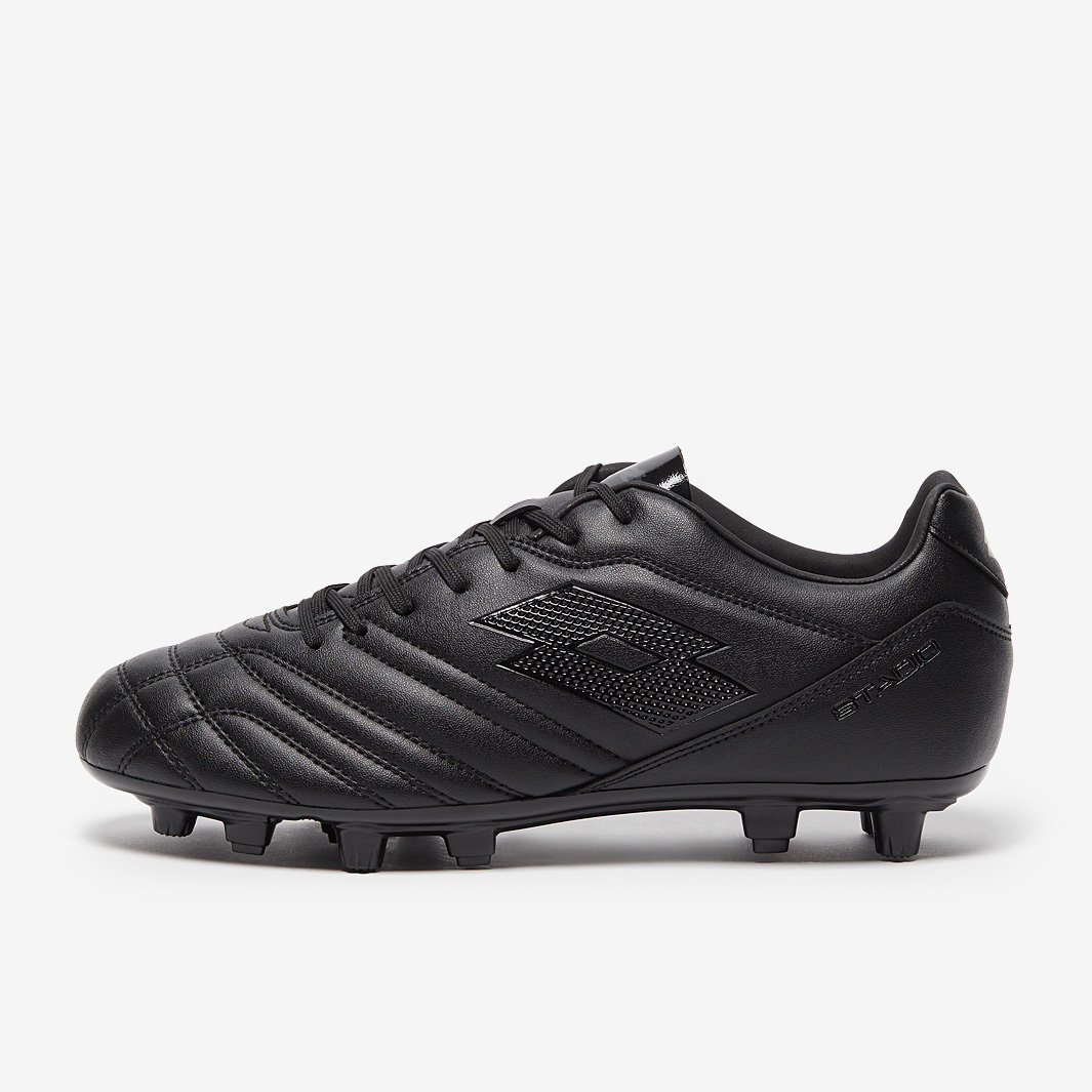 Chaussures De Football Lotto Stadio 705 FG - Cuir Souple, Semelle TPU - Pour Terrains Naturels
