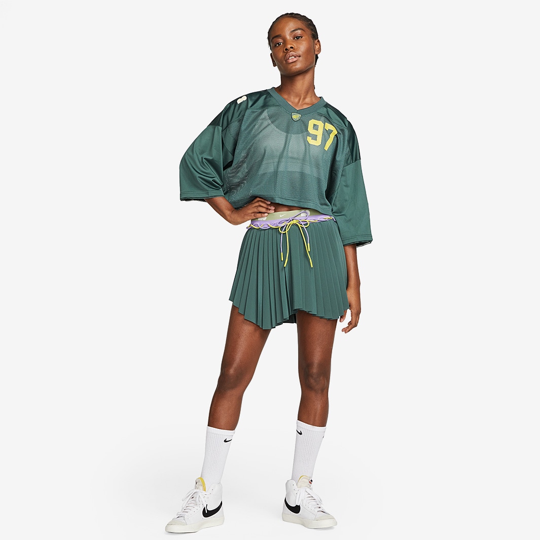 Nike Womens Osaka Collection Cropped Jersey Faded Spruce/Coconut