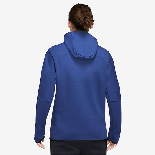 Nike Chelsea 23/24 NSW Tech Fleece Hoodie - Rush Blue/Club Gold image 2 |