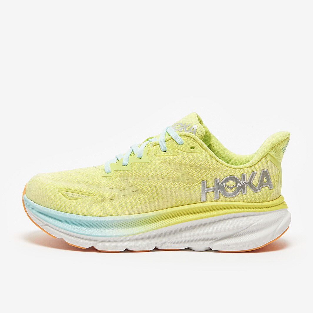 Hoka Womens Clifton 9 - Citrus Glow/ Sunlit Ocean - Womens Shoes | Pro ...