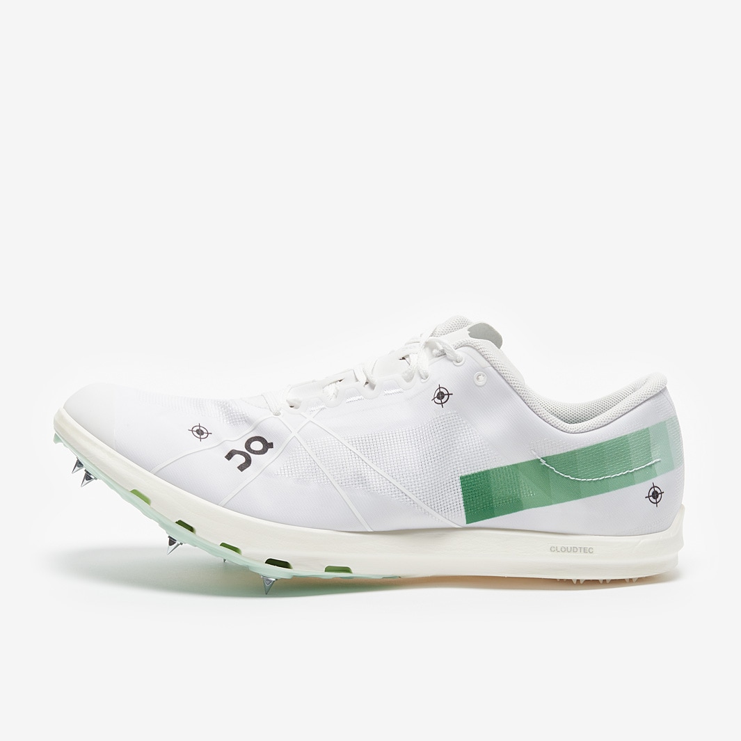 On Cloudspike 1500m- Undyed White / Mint - Mens Shoes | Pro:Direct