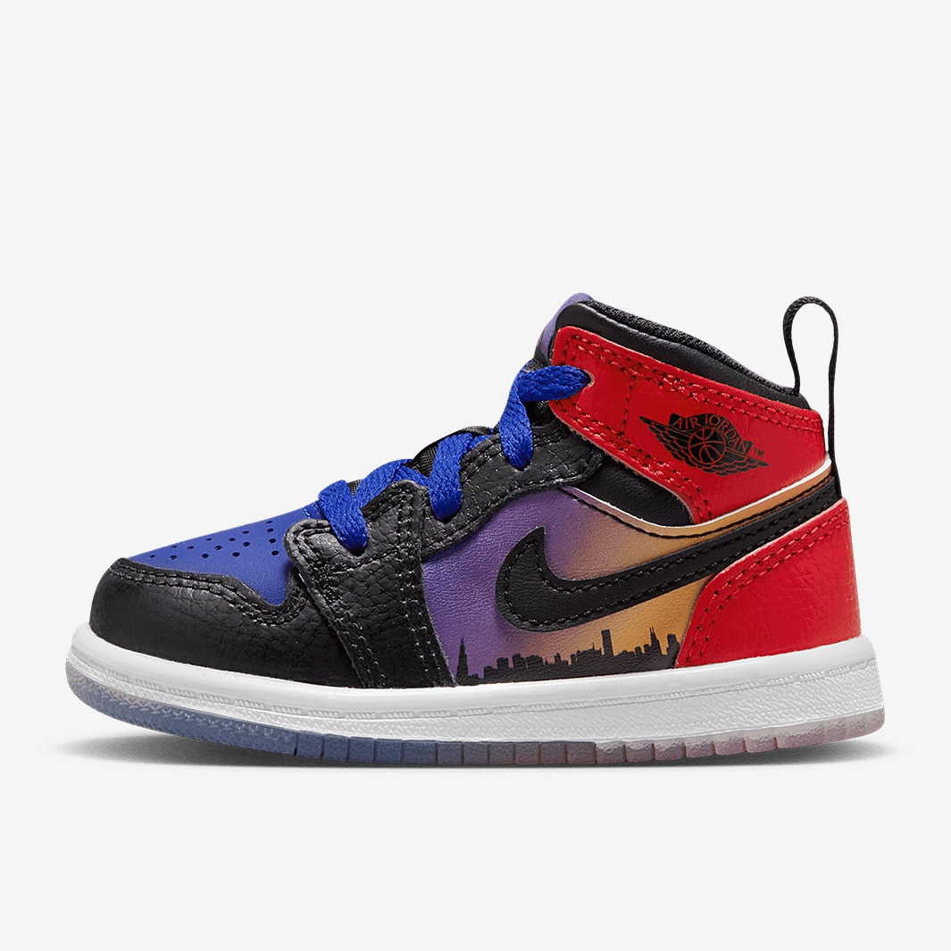 Jordan 1 blue red and black best sale