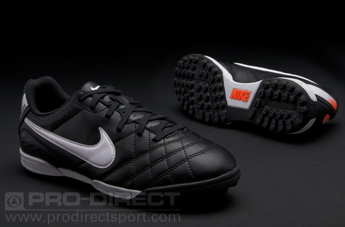 Botas de Fútbol - Nike - Tiempo - Natural - IV - TF - Hierba Artificial - Negro - - Naranja | Pro:Direct Soccer