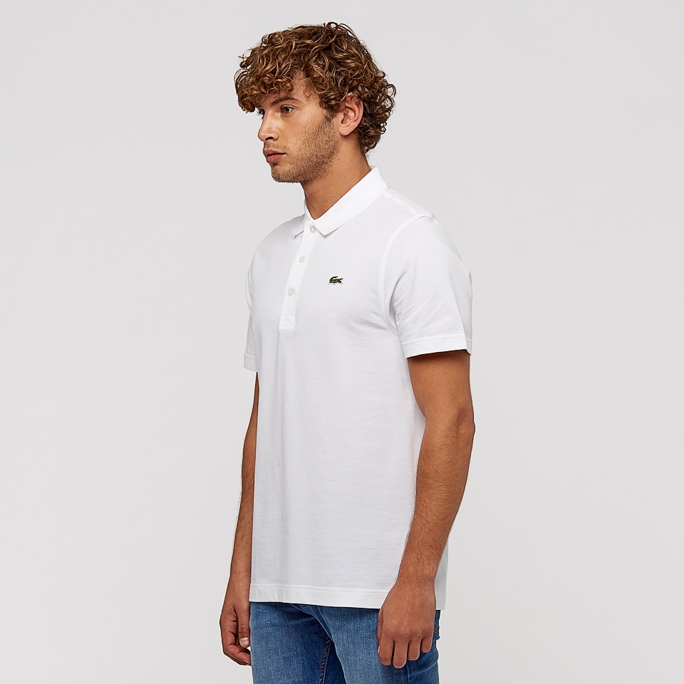 Men Clothing - Lacoste L1230 Polo Shirt - White - L1230-001