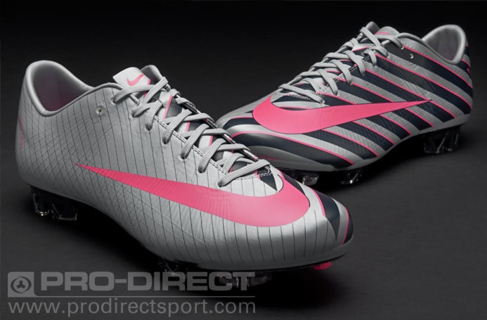 Nike Football Boots - Nike Mercurial Vapor III FG - Firm Ground Soccer Cleats - Metallic Mach Blue-Solar Red-Dark Obsidian | Pro:Direct Soccer