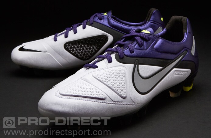 Botas de Fútbol - Nike CTR360 - Maestri II - FG - Terreno - Firme - Duro - Blanco - Gris - Púrpura | Pro:Direct Soccer