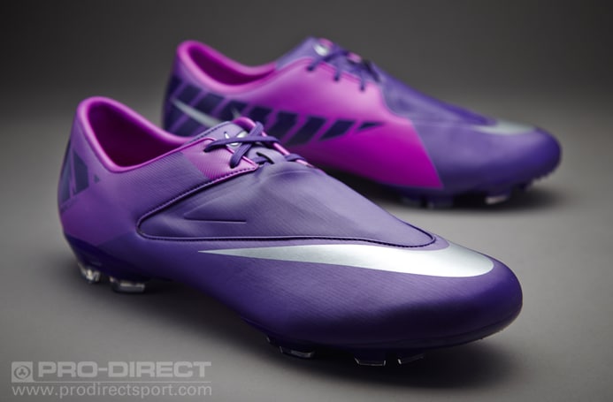 de Fútbol Nike - Mercurial - Glide - II - FG - Terreno - Duro - Púrpura - Gris | Pro:Direct Soccer