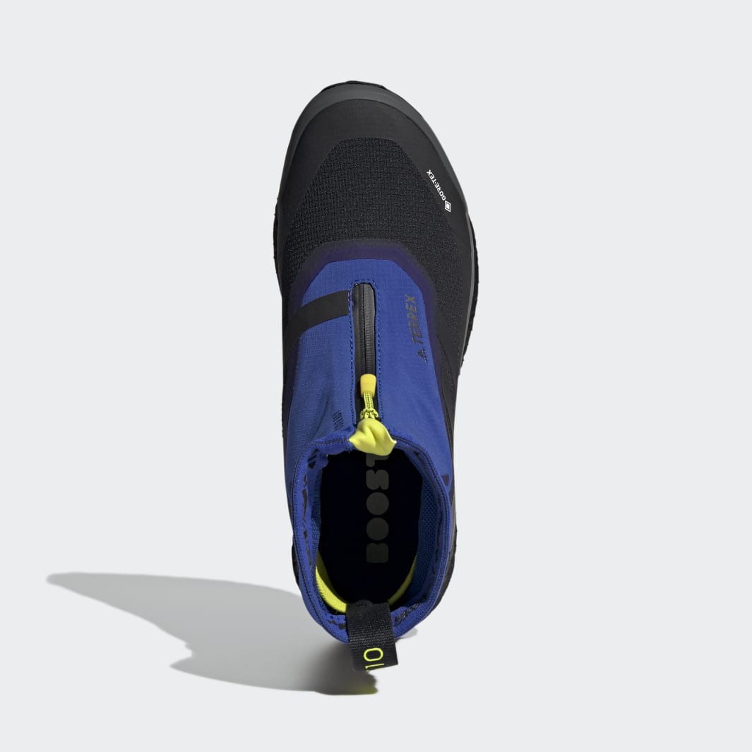 adidas Terrex Free Hiker COLD.RDY Hiking Boots Core Black / Black Blue Met. / Bold Blue Mens Shoes