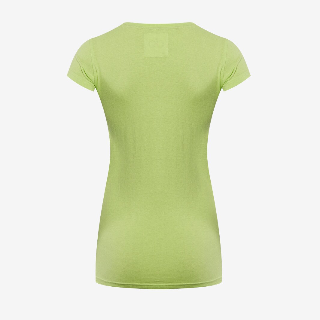 dounlimited Ladies Classic comfort dorunning Tee Womens Clothing Lime