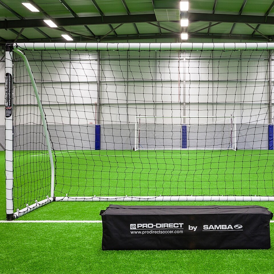 Samba Football Goals Pro Match 9v9 16 x 7 With Bag White