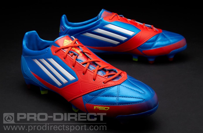 completamente Dependiente progresivo adidas Football Boots - adidas F50 adizero XTRX SG Leather - Soft Ground -  Soccer Cleats - Azul/Blanco/Rojo | Pro:Direct Soccer