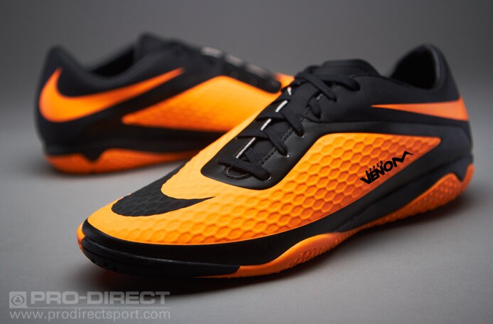 Botas de Fútbol - Zapatillas de Fútbol Sala - Indoor - - Nike Hypervenom Phelon Indoor - Negro/Citrus | Pro:Direct Soccer