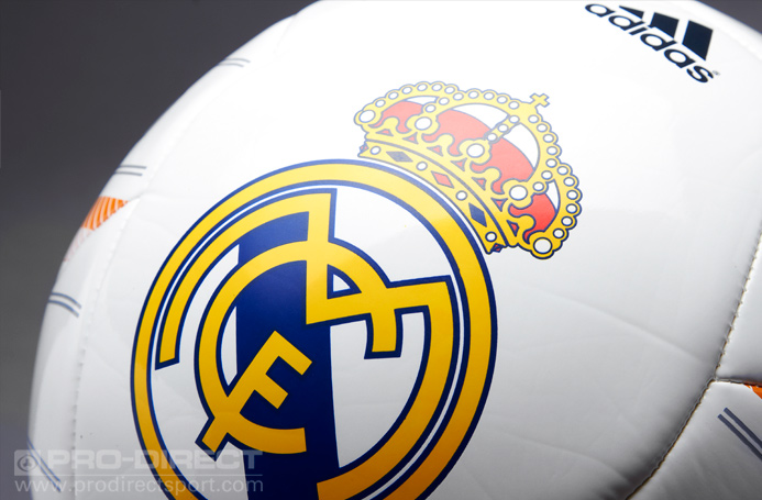 Hy-Pro Ballon de football sous licence officielle Real Madrid CF – Taille 5, motif turbine, marchandise, entraînement, match, collection pour enfants