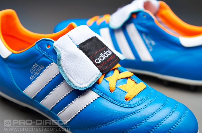 Soccer Shoes adidas Copa Mundial Samba FG - Ground - Soccer Cleats Solar Blue-Running White-Solar Zest