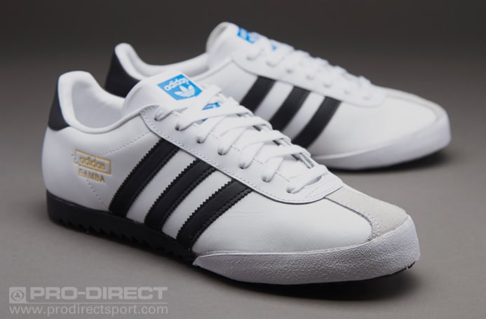 pantoffel Verdrag hoog Mens Shoes - adidas Originals Bamba - Running White/Black/Metallic Gold |  Pro:Direct Soccer