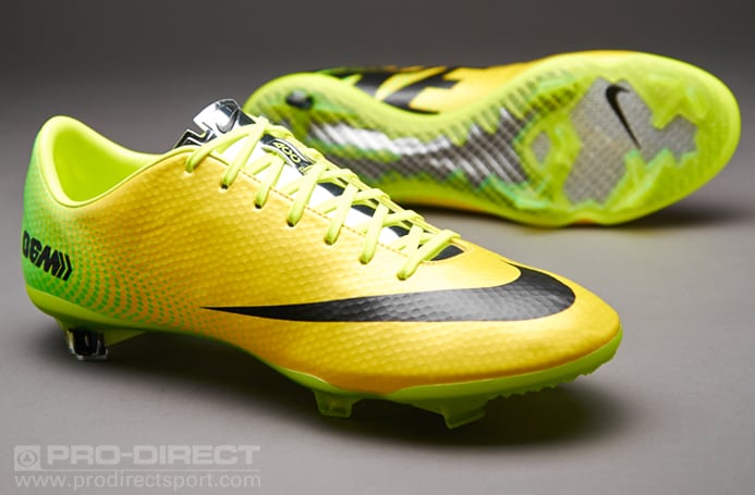 tobillo tenga en cuenta Imperio Inca Botas Nike Mercurial Vapor IX FG -Amarillo-Negro-Lima | Pro:Direct Soccer