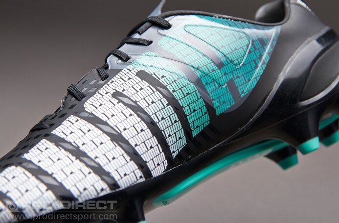 Botas de futbol Puma Puma evoSPEED 1.3 FG Terrenos firmes Botines Puma Negro Blanco Turbulence Verde Pro Direct Soccer