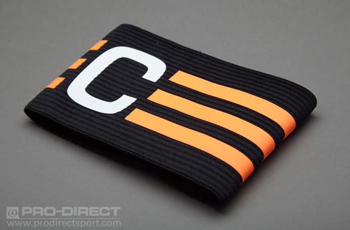 Brassard capitaine réglable Softee orange fluo