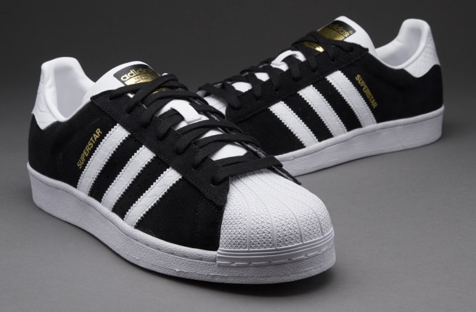 Mens Shoes - adidas Originals Superstar East River Rivalry - Core Black /  White / Gold Met. - B34309
