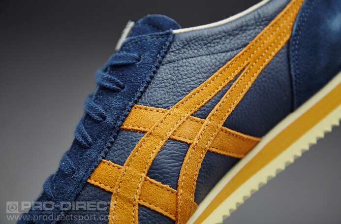 Mens Shoes - Onitsuka Tiger Tiger Corsair Vin - Navy / Tan - DL300-1271 |  Pro:Direct Soccer