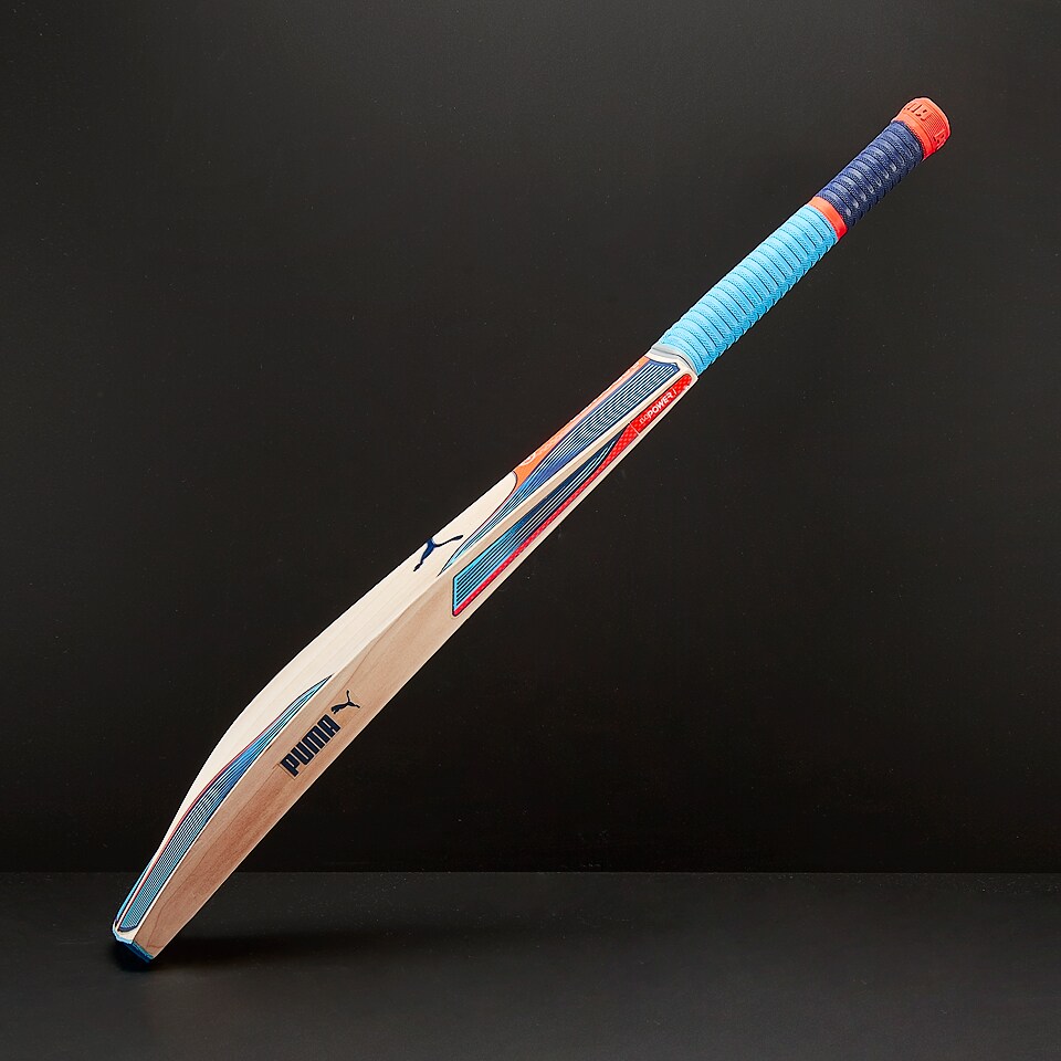 Puma evoPOWER Junior Cricket Bat Natural/ Nrgy Turquoise