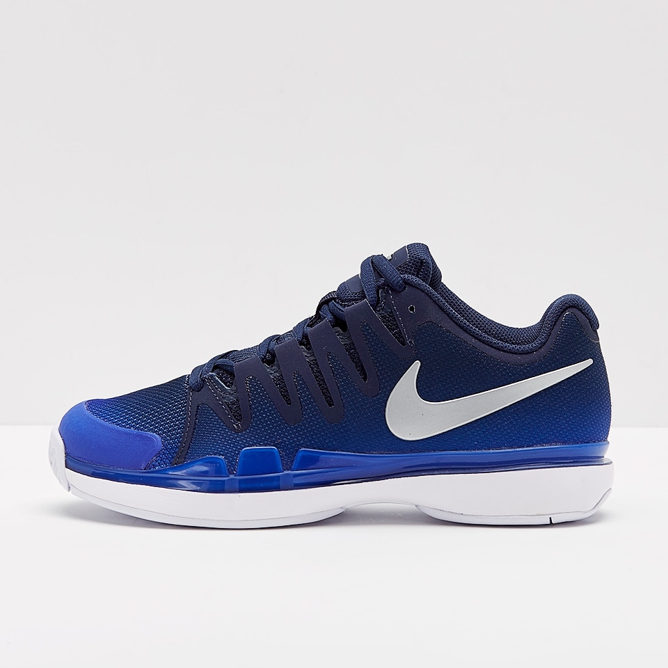 Nike Boys Zoom Vapor 9.5 Tour - Midnight Navy/Silver/Racer