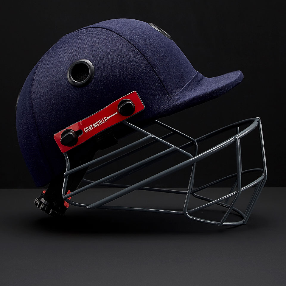 GrayNicolls Elite Junior Helmet Navy Junior Batting Equipment