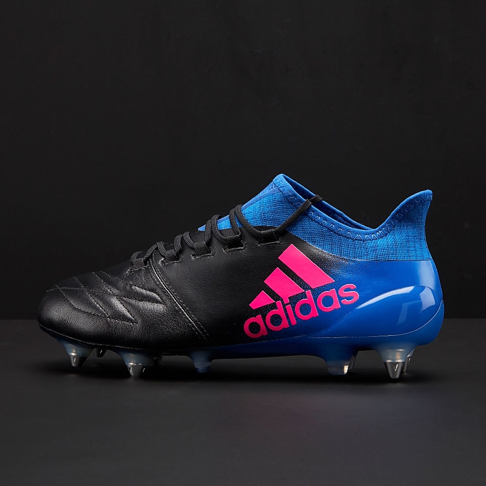 Todopoderoso ozono Nylon Botas de fútbol - adidas X 16.1 Piel SG - Negro/Rosa/Azul - BB2125 |  Pro:Direct Soccer