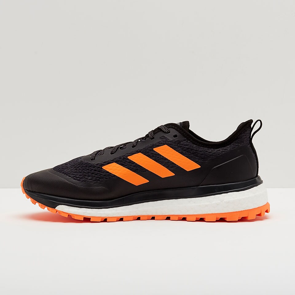 adidas Mens Response Trail Core Black/Hi-Res Orange S18/Hi-Res