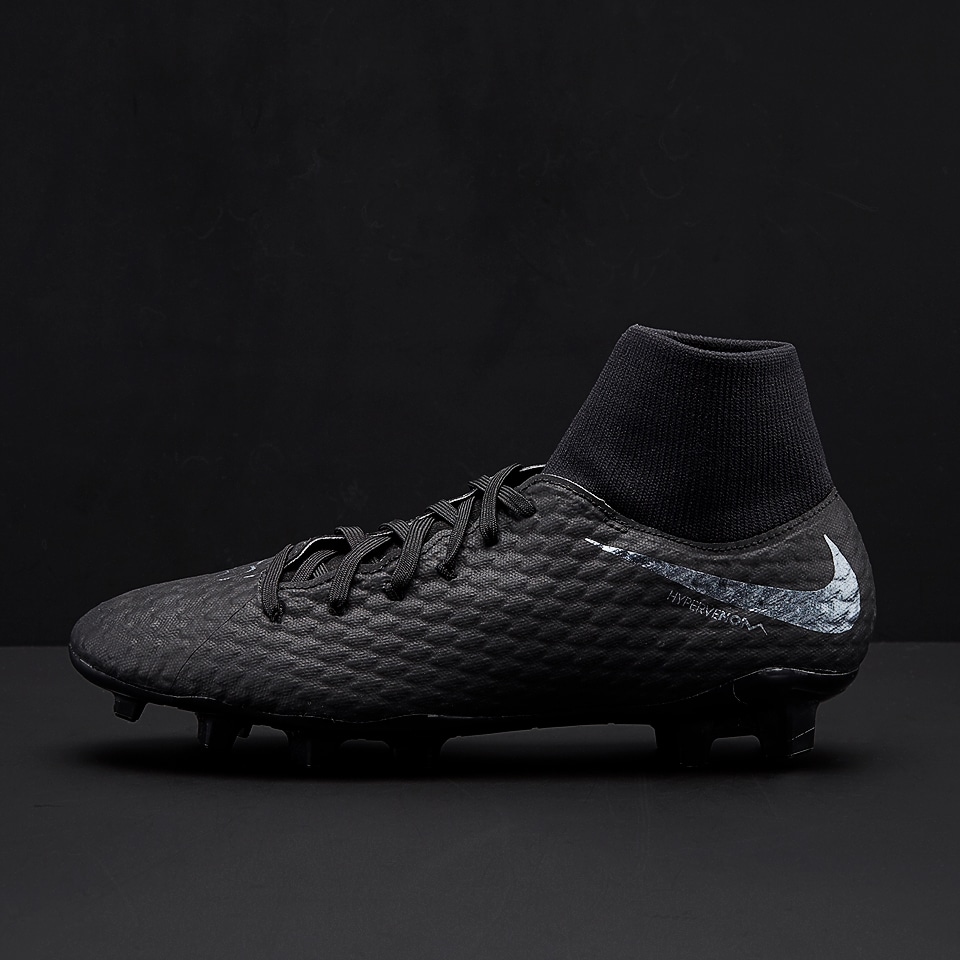 retirada tubo ensalada botas de fútbol - Nike Hypervenom III Academy DF FG - Negro - AQ9217-001 |  Pro:Direct Soccer