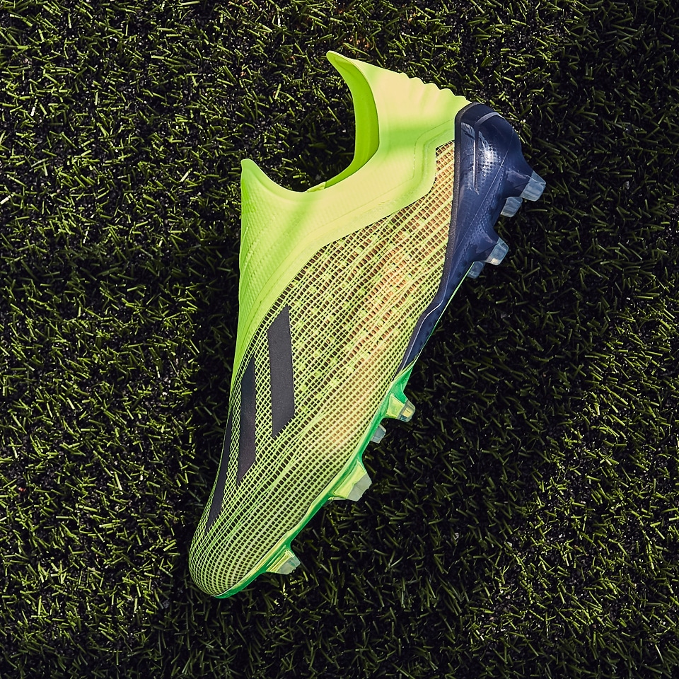 adidas X 18+ FG - Mens Soccer Cleats - Firm Ground - Yellow |