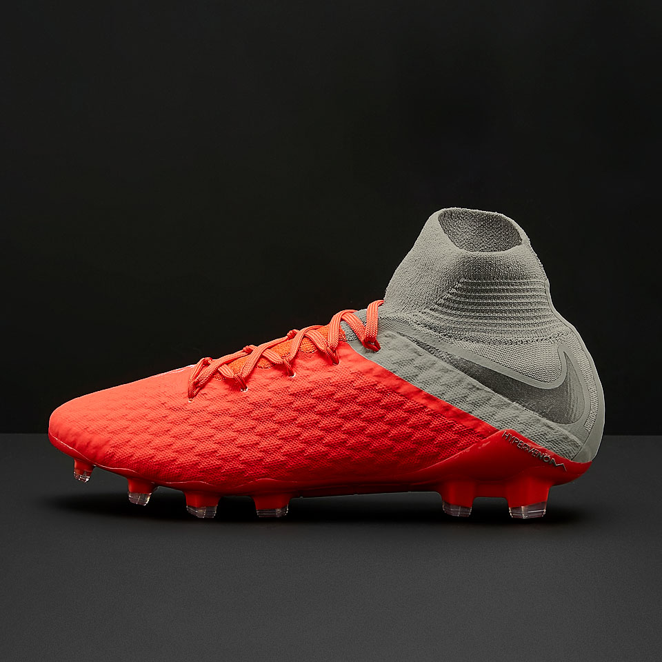 botas de fútbol Nike Hypervenom III Pro DF FG - Metálico/Gris Lobo - AJ3802-600 | Pro:Direct