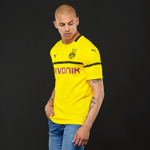 Puma Borussia Dortmund 2018/19 International SS Jersey - Cyber Yellow image 2 |